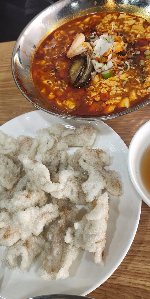 탕수육 순두부짬뽕밥