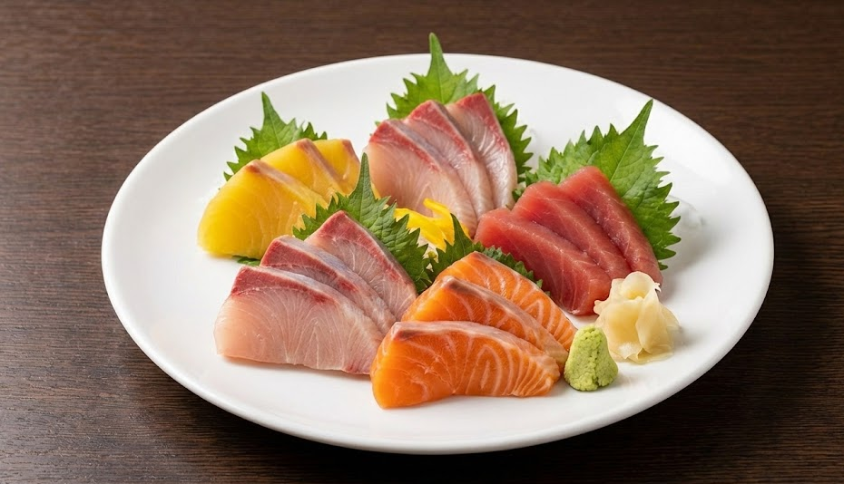 다이어트 배달음식 추천 - 신선한 참치, 연어, 광어 등 다양한 회