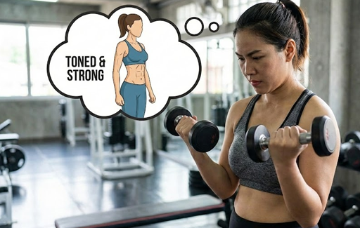 근력운동하는 사진